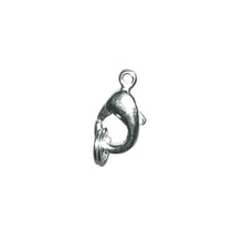 Fermoir carabinier avec anneau, argent, 13mm, 1 pce