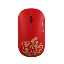 Souris Sans Fil Silencieuse Ergonomique Portable Rouge 2.4G Pour Bureau Et Maison YONIS