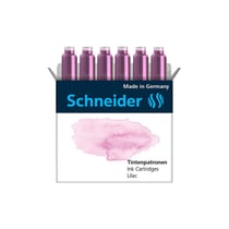 Lot de 6 cartouches d'encre pastel - Lilas - Schneider