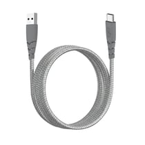 Force Power Câble Ultra-renforcé USB A/USB C 2m 3A Gris Gris