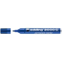 Marqueur permanent pointe ronde 1,5-3 mm - Edding - Bleu - 2000 C