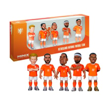 Pack de Figurines Minix 7 cm - Pays-Bas - Coupe du Monde - Van Dijk, Depay, De Jong, Gakpo, Dumfries