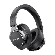 Casque Audio Sans Fil ANC Pliable Bluetooth 5.0 Autonomie 14h Chargement Rapide Noir YONIS