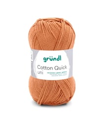 Fil à tricoter COTTON QUICK UNI - Gründl - PPSC - certifié Oeko-Tex 177 Marron
