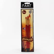 Lot De 3 Pinceaux D'Art Ronds N°0/4/6 - Amt