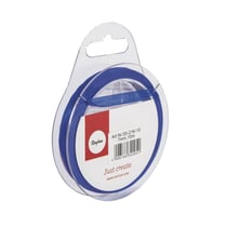 Ruban organdi, bleu foncé, 7 mm, rouleau 10 m