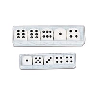 Set de 5 des de 16mm - boite cristal