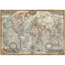 Puzzle le monde carte politique 1500 pieces - collection pays - educa - 16005