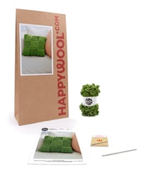 Kit Crochet Housse de Coussin Calgary KAKI TU