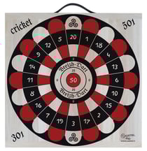 Kit Planche Bois version cible fléchettes avec Palets Bretons + Aimant - Cadetel