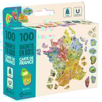 Magnets en bois Carte de France