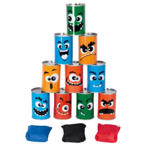 Jeu d'extérieur - chamboule tout - 10 boîtes