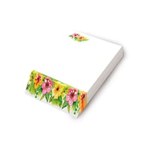 Bloc notes biseauté 180 pages - Hirondelles & Cie - Vacances rétro (fleurs)
