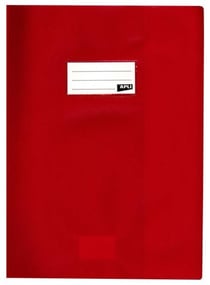 PROTEGE CAHIER PVC 19/100 24X32 ROUGE