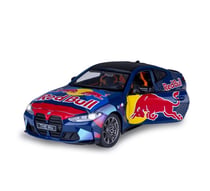 BMW M4 miniature 1:24 bleue avec piles