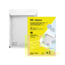 Enveloppes à bulles - 24x27,5cm - Référence E - Auto adhésive - Lot de 10 - GPV