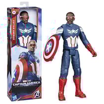 Figurine Captain America 30 cm, Titan Hero Series, Marvel Studios Captain America Brave New World, Des 4 ans
