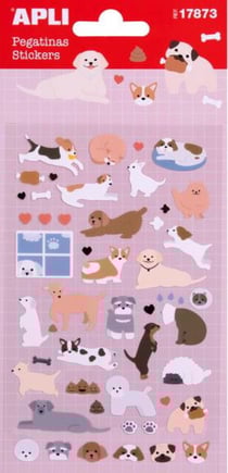 P.1F STICKERS CHIENS