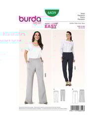 Patron Burda 6859 Pantalon du 44 au 60 taille n°FR 44-60