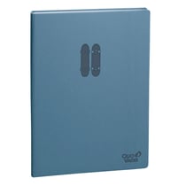 Carnet de notes - Paco - Bleu - Pages Lignées - 15x21 cm - Papier Clairefontaine blanc - Fabrication française -  Quo Vadis