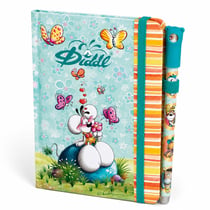 Carnet A6 et stylo Diddl bleu