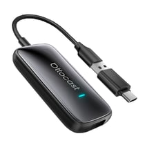 Avizar Adaptateur sans fil Ottocast USB et USB-C pour CarPlay et Android Auto Noir