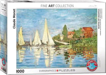 Puzzle 1000 pièces - Régates Argenteuil - Claude Monet - Eurographics