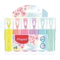 Etui de 6 surligneurs Classic Pastel - Fluo Pep's Maped