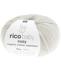 Pelote Rico Baby Cozy Organic Cotton Cashmere – Douceur et Naturel pour Bébé 03 Taupe