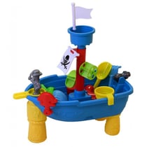 Table eau et sable bateau pirate + accessoires - activités sensorielles - jeux enfant, extérieur - KNORR