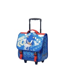 Cartable à roulettes Mybagstory - Bleu - Sonic