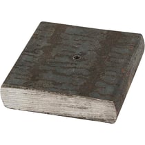 Socle en métal - 4 x 4 x 1 cm