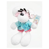 Porte-cles peluche tenue summer 15cm - Diddl