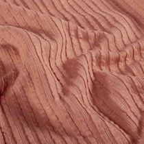 Tissu Jersey Bord Côte stretch Romy uni Corail