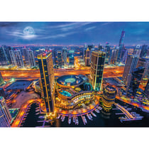 Puzzle 2000 pièces - Lights of Dubai - Trefl