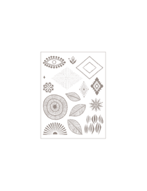 Tampons transparents Boho ARTEMIO