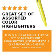 BIC Brite Liner Highlighters Assorted 5-Pack