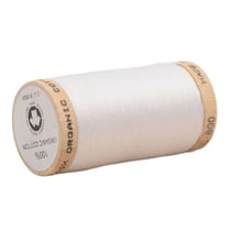 Bobine de fil 100% coton bio 275m blanc