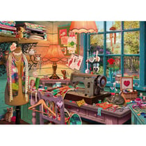 Puzzle 1000 pièces - Secret Puzzle - Atelier de Couture - Schmidt Spiele