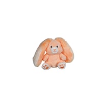 Peluche - Lapin Fluffy - Orange - 15 CM