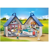 Playmobil - 70111 - City Life / Restaurant Americain Diner Transportable