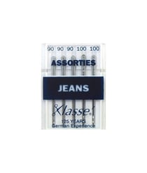 Aiguilles Jeans pour machine - KLASSE taille n°Assorties 90/14, 100/16