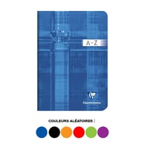 Carnet - Répertoire - A5 - 14,8x21cm - Lignes - 96 pages - Clairefontaine