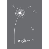 Pochoir de sérigraphie Wish A5, 1 Pochoir+1 spatule,