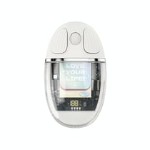 Souris Sans Fil 2.4G Bluetooth 5.0 LED Ergonomique Rechargeable Compacte Blanc YONIS