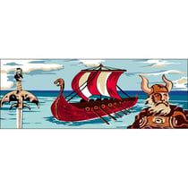 Princesse - Canevas antique Viking 30x65cm