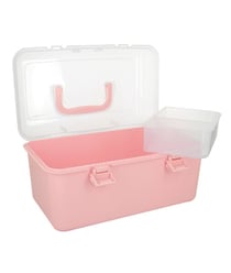 Boîte de Rangement CARE & CREAT (26,5cm x 16cm x 14cm) Rose (ROSE CLAIR)