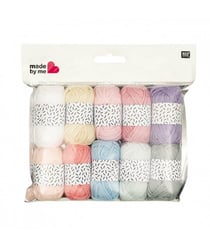 Minis pelotes à tricoter 10 x 10gr - VINTAGE - Rico Design 02 Multicolore
