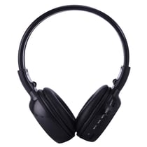 Casque Audio Sans Fil Stéréo Écran LCD Lecteur Voyant Lumineux Radio Fm Noir YONIS