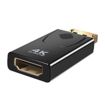 LinQ Adaptateur HDMI 4K UHD vers DisplayPort Mâle 4K HD Ultra compact Noir